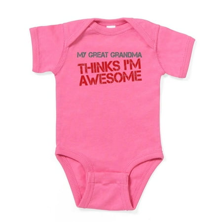 

CafePress - Great Grandma Awesome Infant Bodysuit - Cute Infant Bodysuit Baby Romper - Size Newborn - 24 Months