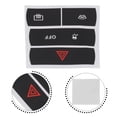 thumbnail image 3 of DAMIFU 1pc Car Double Flash Repair Switch Button Sticker Stickers To Repair The Hazard Button For ESP ford For S-Max Car Accessory, 3 of 9