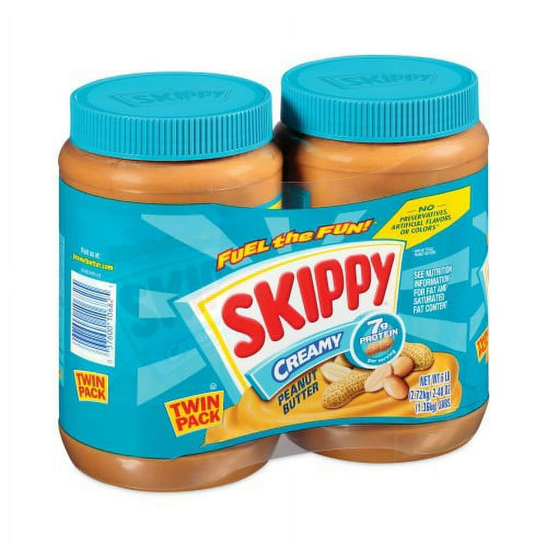 Creamy Peanut Butter, 48 oz Jar, 2/Pack, Ships in 1-3 Business Days Creamy Peanut Butter, 48 oz Jar, 2/Pack, Ships in 1-3 Business Days