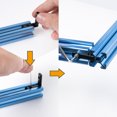thumbnail image 2 of POWERTEC 20 Sets L-Shape Interior Inside Corner Connector Joint Bracket – Fits T-Slot and V-Slot Profile Aluminum Extrusion, Ideal for CNC Machines, 3D Printer Frames, Custom Enclosures, 74006N, 2 of 7