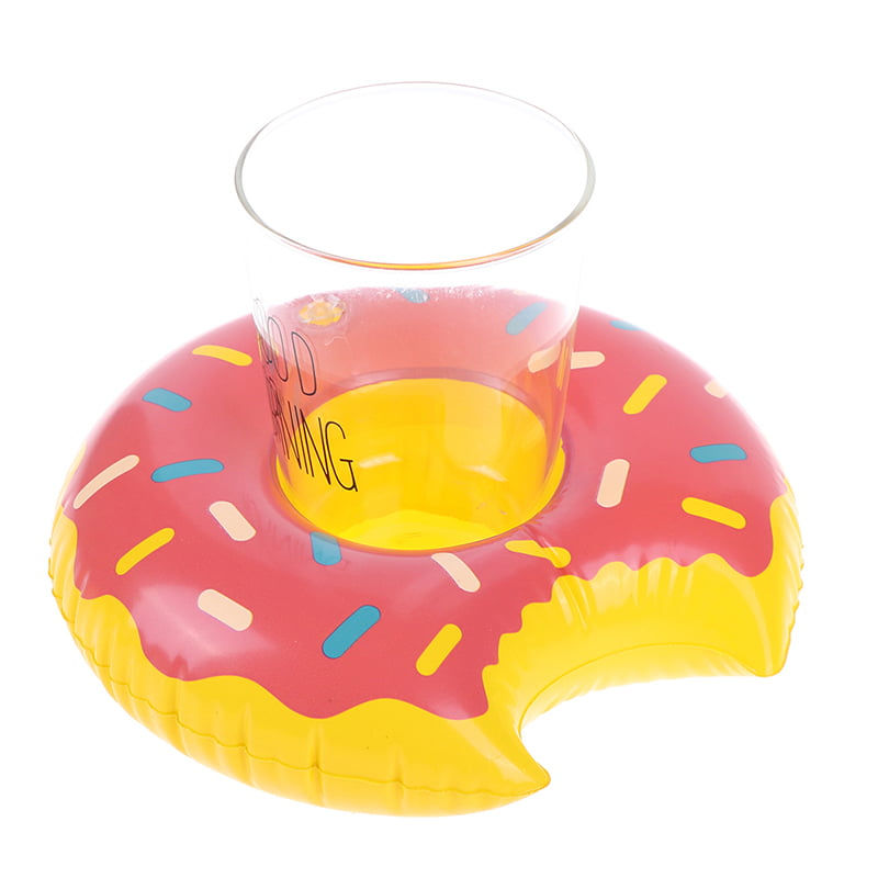 3pcs/lot Outdoor Donuts Inflatable cup holder Swimming Pool Party DecorationsVBU 