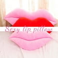 thumbnail image 5 of Bxaolu Red Lip Shape Throw Pillows Valentine's Day Gift Soft Velvet Decorative Reversible Pillow Cushion for Bed Couch Office 19.7 Inches, 5 of 9