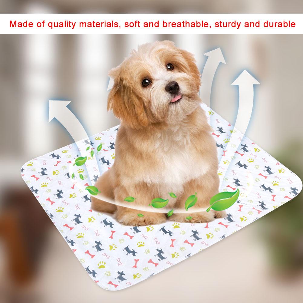 LYUMO Pet Urine Pad, Dog Washable Urine Pad,Cartoon Printing Waterproof