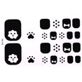 thumbnail image 1 of Summer Foot Nail Stickers, Toe Nail Art Glitter Decals Stickers, Waterproof, DIY, 1 of 1