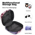 thumbnail image 4 of Shivering Period Pouch: Stylish Sanitary Napkin Bag, Travel Pouch Necklace, and Makeup Travel Bag - Organize and Carry Your Feminine Hygiene Items with Ease 4.7x6.6x6.6 in, 4 of 6