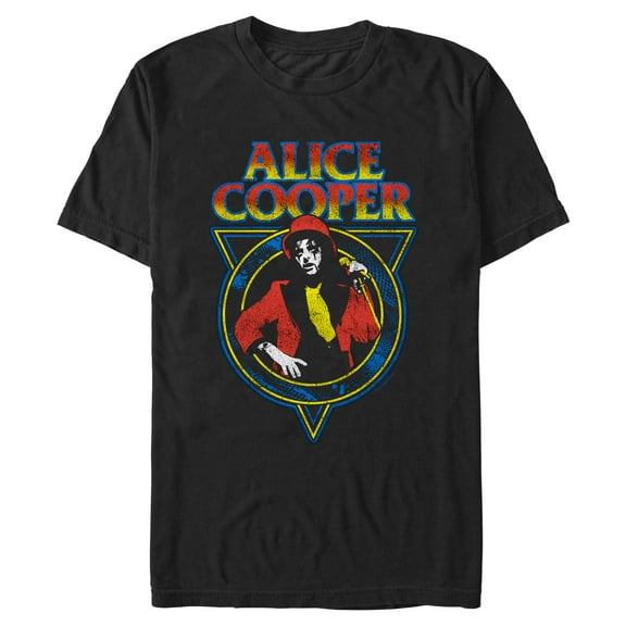 Mens Alice Cooper Retro Snakeskin Logo T Shirt
