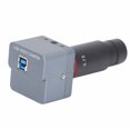 thumbnail image 4 of Risegun Cámara De Microscopio USB, Ocular Electrónico Industrial Electrónico 4K 8MP con Lente De Zoom De 0,5X Y Adaptador De 30 Mm Y 30,5 Mm para Microscopio Biológico Estéreo, 4 of 8