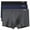 Dark Gray, variant on Zylanna Men's Boxer Briefs, Soft 100%Cotton Stretch 3-Pack Underwear for Men Oversized Dark Gray Size 4XL