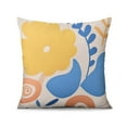 thumbnail image 3 of Floral Farmhouse Colorful Watercolor Flower Throw Pillow Covers 16"x16", Set Of 4, Linen Study Sofa Cushion Cover Indoor Living Room Home Decor, 3 of 7