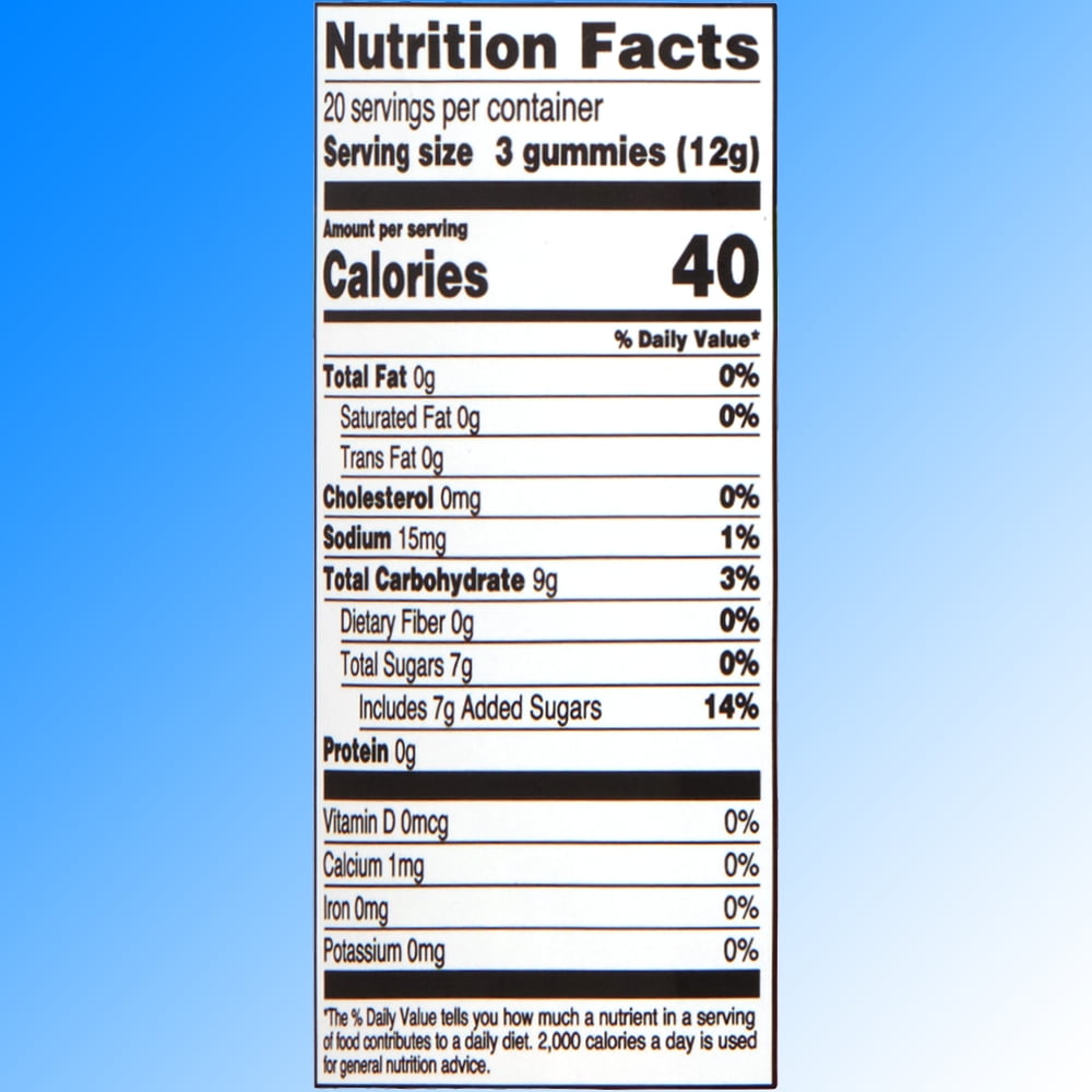 ReliOn Glucose Gummies, 60 Count