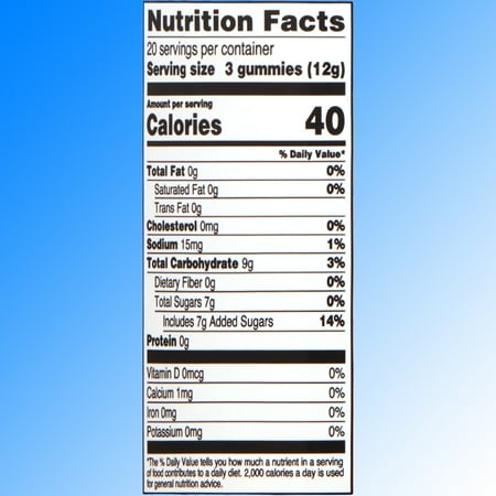 ReliOn Glucose Gummies, Raspberry, Strawberry, and Blueberry, 60 Count