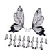 thumbnail image 1 of Papel de regalo de flores de mariposa Strade Fareast Limited 40 piezas negro, 1 of 8
