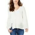 thumbnail image 2 of Suéter adornado I-N-C para mujer Blanco Extragrande, 2 of 2