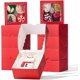 thumbnail image 1 of Paquete de 50 cajas de panadería rojas con ventana - Macaron Cookie Chocolate Trufa Fresa y Mini Cake Cajas de regalo para fiestas de San Valentín, cumpleaños, bodas, 1 of 4