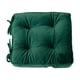 thumbnail image 5 of Kearding Ultimate Comfort Square Floor Pillows Pad para la relajación Cojines para sillas prácticos y duraderos Cojines verde negro 43 * 43 cm verde negro 43*43cm 2Conjunto, 5 of 6
