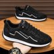 thumbnail image 4 of Zapatillas de deporte informales para hombre, zapatos cómodos de suela suave, para correr al aire libre, a la moda, Color sólido, primavera y otoño, 4 of 5
