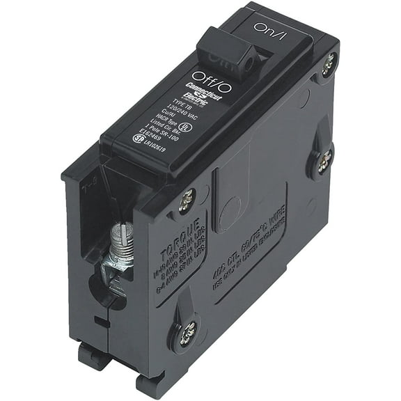 Connecticut Electric VPKICBQ115 15 Amp Single Pole Circuit Breaker