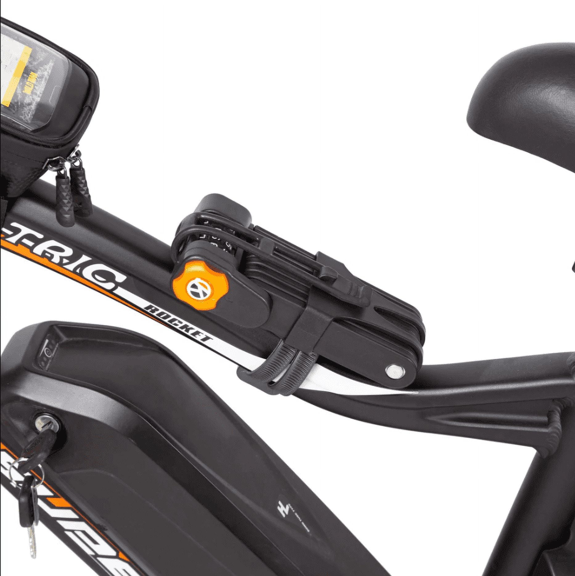 ECOTRIC Password folding Electric Bicycle Bike Portable Lock Safety 4 Dial Digital Secret Code Combination Locks