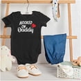 thumbnail image 3 of Hooked on Daddy Love Fisherman Dad Romper Boys or Girls Infant Baby Brisco Brands 12M, 3 of 6