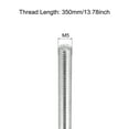 thumbnail image 2 of Unique Bargains Fully Threaded Rod M5 x 350mm 0.8mm Thread Pitch 304 Stainless Steel Right Hand Threaded Rods Bar Studs 4 Pack, 2 of 4