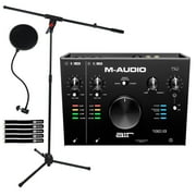 Air 192|8 USB MIDI Home Audio Recording Interface w Software & Mic Stand