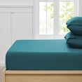 thumbnail image 3 of Sábana bajera ajustable Sweet Home Collection Twin XL, color verde azulado, 3 of 5