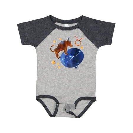 

Inktastic Taurus Constellation Zodiac Sign Illustration Gift Baby Boy or Baby Girl Bodysuit