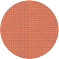 thumbnail image 1 of Ahgly Company Machine Washable Indoor Round Transitional Construction Cone Orange Area Rugs, 3' Round, 1 of 7
