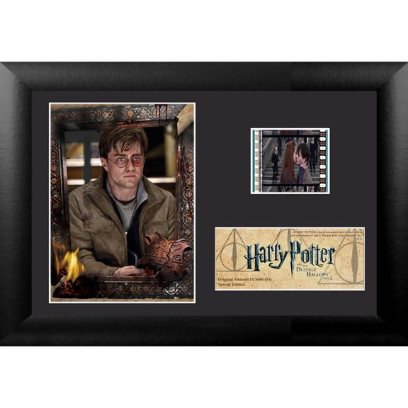 Harry Potter and the Deathly Hallows: Part 2 (Hogwarts Crest) Minicell FilmCells Framed Desktop Presentation