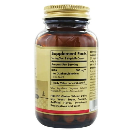 Best Solgar DLPA 500 mg - 50 Vegetable Capsules deal Best Solgar DLPA 500 mg - 50 Vegetable Capsules deal