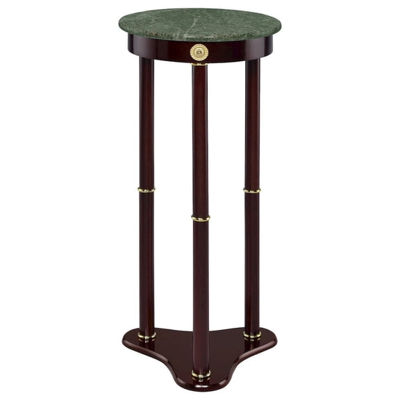 FurniFact Marble Top Side Table, Green Side Table Round End Tables Living Room Accent