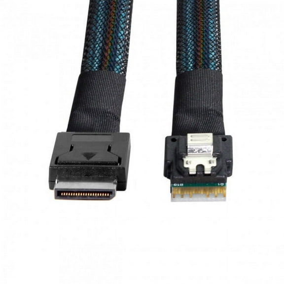 JSER OcuLink PCIe PCI-Express SFF-8611 4i to SFF-8654 Slimline SSD Data Active Cable 50cm