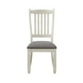 thumbnail image 4 of Lexicon Granby Pine Wood Dining Room Side Chair in Antique White (Set of 2), 4 of 5