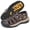 Brown, variant on Men’s Closed Toe Sport Sandals, Lightweight Outdoor Hiking Beach Shoes