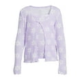 thumbnail image 5 of Wonder Nation Girls Ribbed Cardigan and Cami Top Set, 2-Piece, Sizes 4-18 & Plus, 5 of 6
