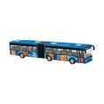 thumbnail image 2 of Modèle d'Autobus de Transport Simulé, Autobus Rétractable en Alliage, Cadeaux de Fête de Collection, Deux Bleu, 2 of 9
