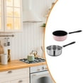 thumbnail image 3 of Luzkey 2x Milk Pan Cookware Heating Milk Melting Butter Boiling Water Cooking Pots Porridge Cooking Pot Small Saucepan, 3 of 11