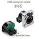 thumbnail image 2 of 10PCS Ethernet Rj45 Chassis Socket NE8FDP Ethernet Pass Through Connector IP65 Waterproof D, 2 of 5