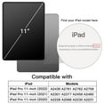 thumbnail image 2 of JETech Case for iPad Pro 11 4/3/2 (11-Inch, 2022/2021/2020 Model, 4th/3rd/2nd Gen.), PU Leather Business Folio Protective Tablet Cover with Pencil Holder & Pocket, Multi-Angle Viewing (Black), 2 of 6