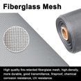 thumbnail image 2 of NeatiEase Adjustable DIY Magnetic Window Screen Max 55" H x 36" W(140cm x 92cm) Fits Any Size Smaller DIY Easy Installation (White), 2 of 7