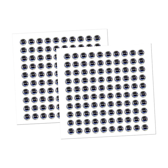 Maytalsory 200 Pcs Leurres de Simulation Yeux Pêche Attachant Appâts de Pêche Paquet d'Appâts pour Répondre aux Yeux