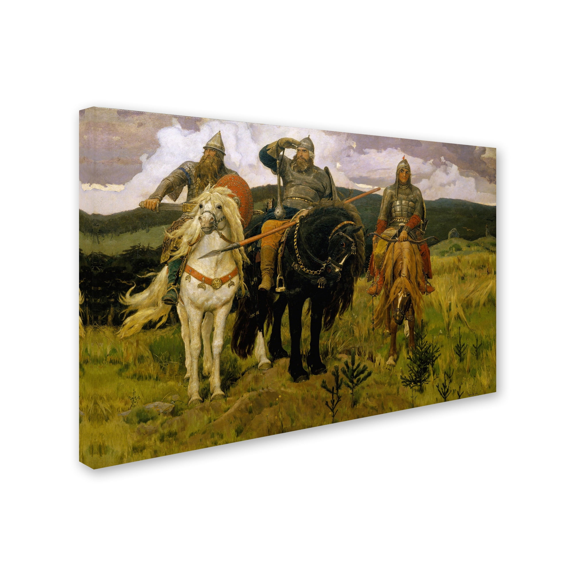Trademark Fine Art 'Heroes' Canvas Art by Viktor Vasnetsov