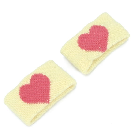 XIRQI Travel Motion Sickness Wrist Band Anti Nausea Bracelet Band Yellow Heart Shape Pattern
