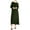 Army Green, variant on Kmdttou Women Casual Long Sleeve Dress Summer Dresses 2025 Solid Color Relaxed Fit for Round Neck Solid Color Pocket Dress,Women's Long Dresses Flowy Maxi for Beach