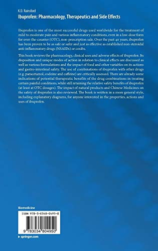 Ibuprofen: Pharmacology, Therapeutics and Side Effects, (Hardcover)