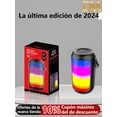 thumbnail image 1 of Bocina Bluetooth,Bocina Portatil,Carga USB, Batería De 1500 mAh, 15 Horas De Reproducción,Bocina Inalámbrica con Luces Led De Siete Colores, 1 of 10