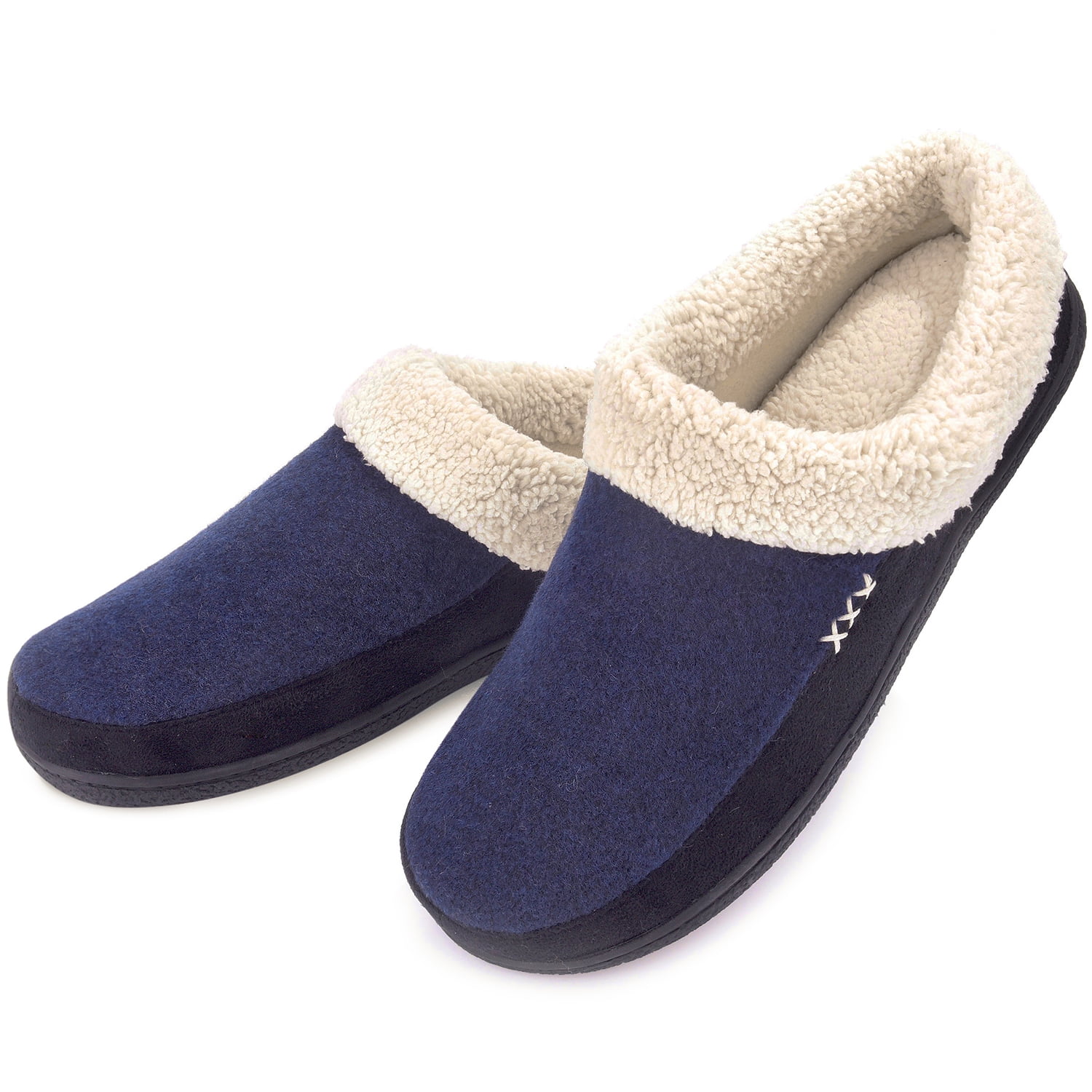 VONMAY - Vonmay Men's Slippers Fuzzy House Shoes Memory Foam Slip On ...