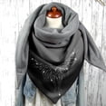 thumbnail image 4 of Foulard Femme avec Série Diamant Imprimée Mode Châle Multi-Usage Foulard, 4 of 9