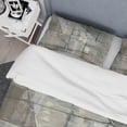 thumbnail image 4 of Designart 'Silver and Beige Abstract Waterpainting' Geometric Duvet Cover Set, 4 of 4
