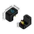 thumbnail image 2 of CIYISON 180 Degree USB C Adapter 140W, Shape USB C Adapter 40Gbps Type C Elbow Adapter, 2 of 9